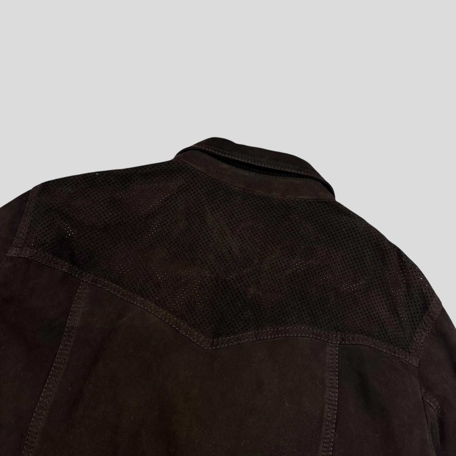 Prada Prada Sport 2006 Leather Suede Perforated Western Jacket - M Size US M / EU 48-50 / 2 - 6 Thumbnail