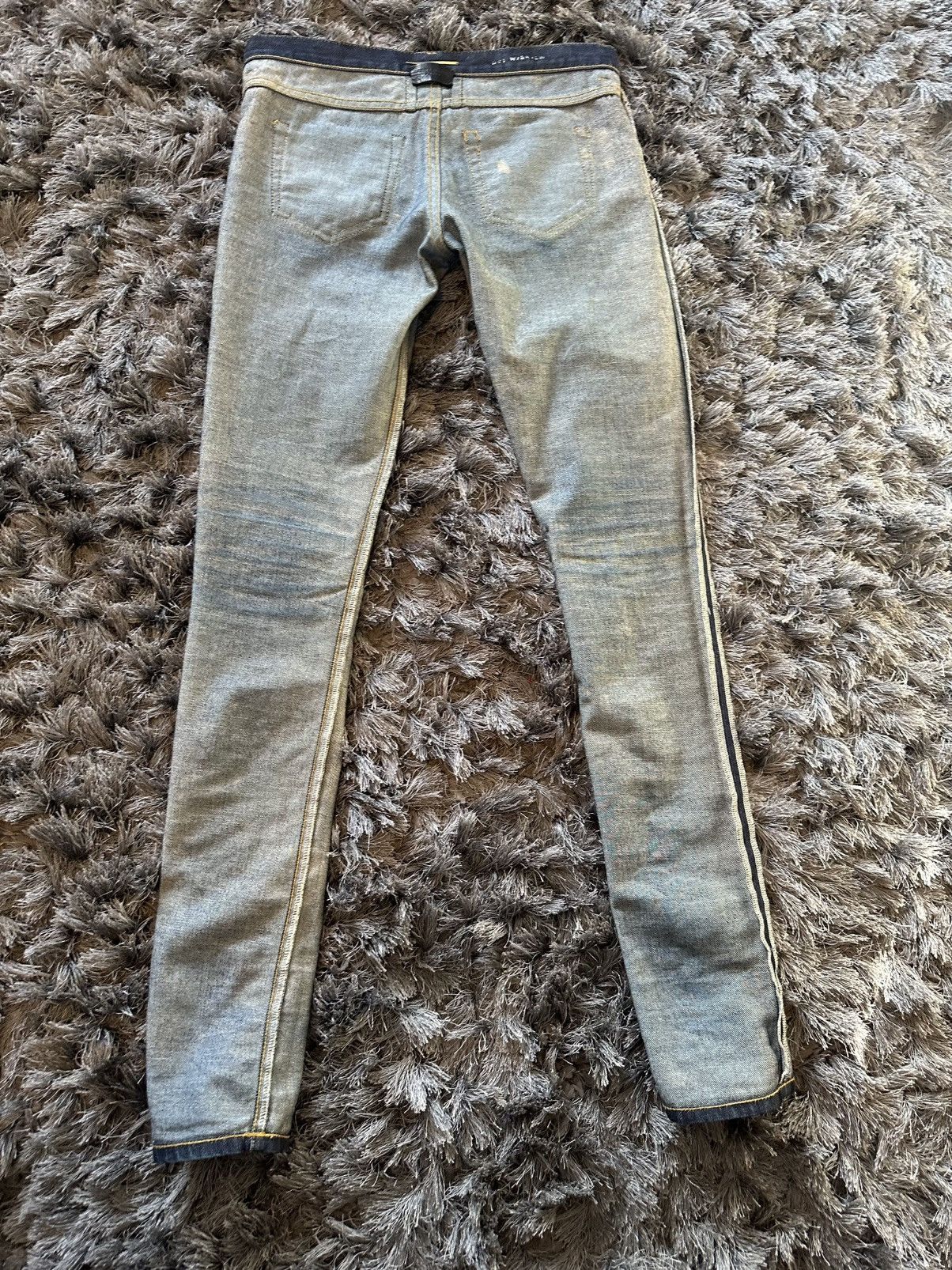 Saint Laurent Paris Saint Laurent Paris Raw Denim Navy D01 W/SK-LW Size US 30 / EU 46 - 6 Thumbnail