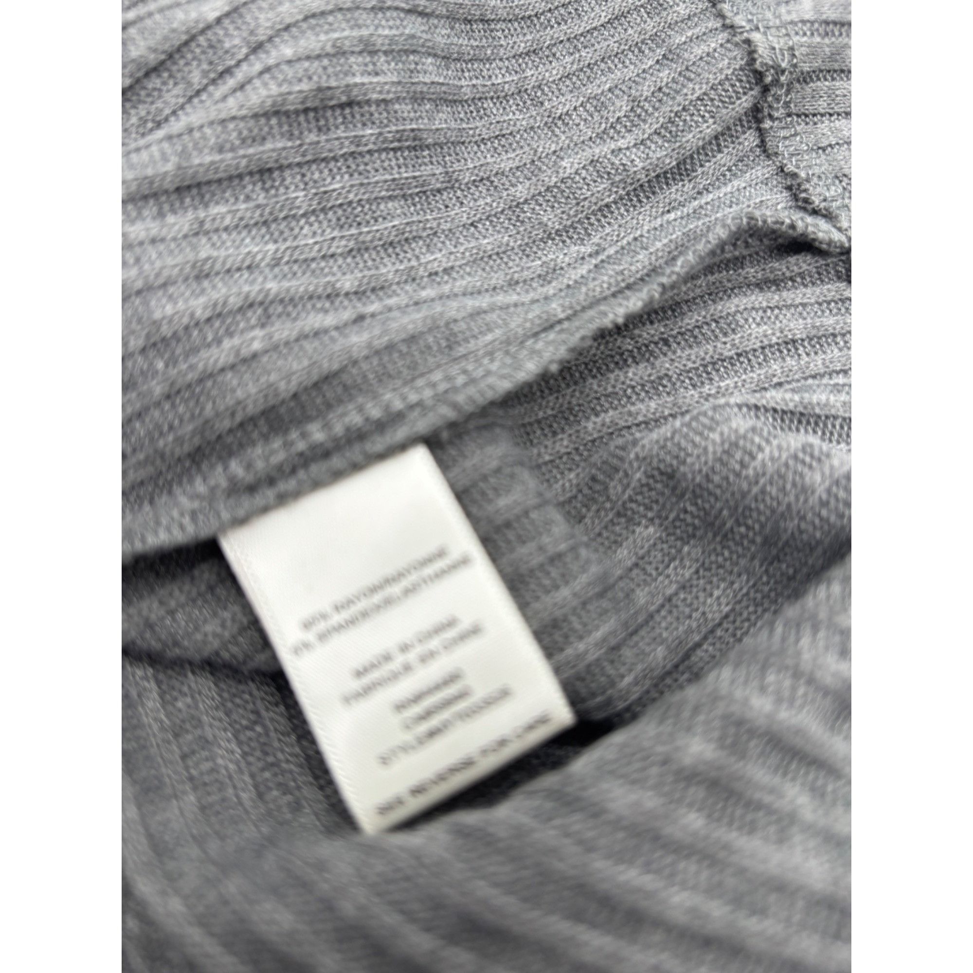 Other Tinsel Long Sleeve V-neck, Button Front Ribbed Cardigan Top Size ONE SIZE - 6 Thumbnail