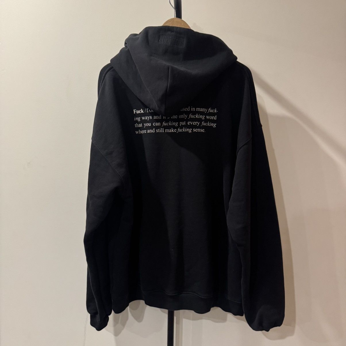 Vetements SS21 Vetements ‘F*CK’ Definition Hoodie. Size US S / EU 44-46 / 1 - 2 Thumbnail