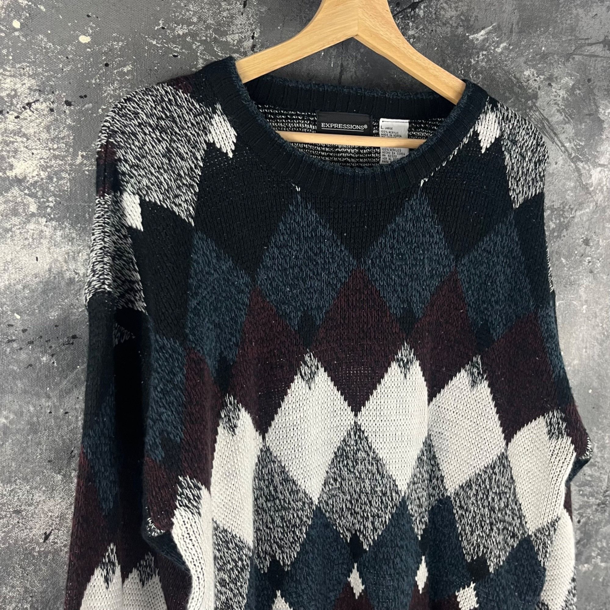 Vintage Vintage 90’s Expressions golf sweater Size US L / EU 52-54 / 3 - 2 Thumbnail