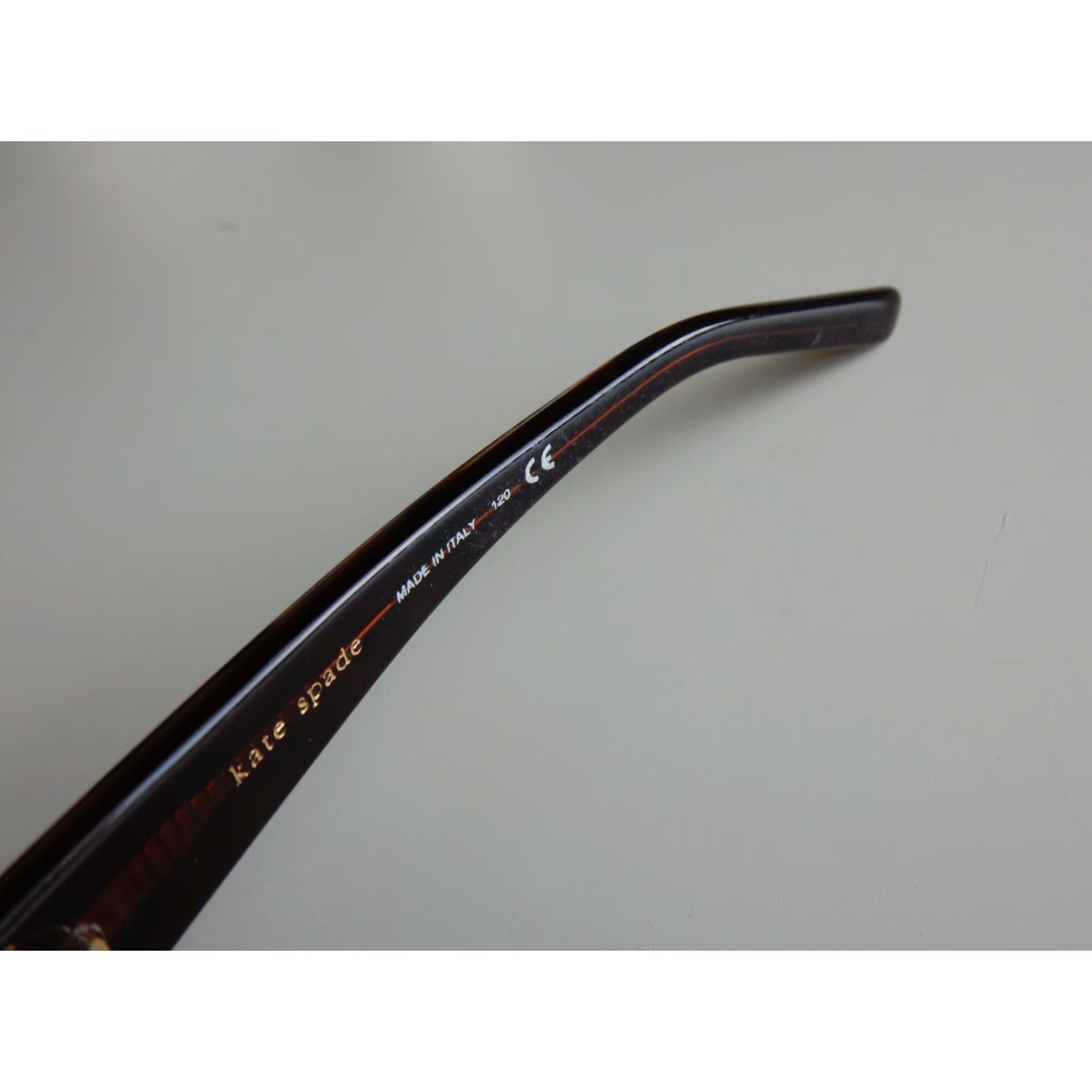 Vintage VINTAGE Kate Spade Sunglasses Frames Only Women Brown Prescription 54mm Size ONE SIZE - 6 Thumbnail