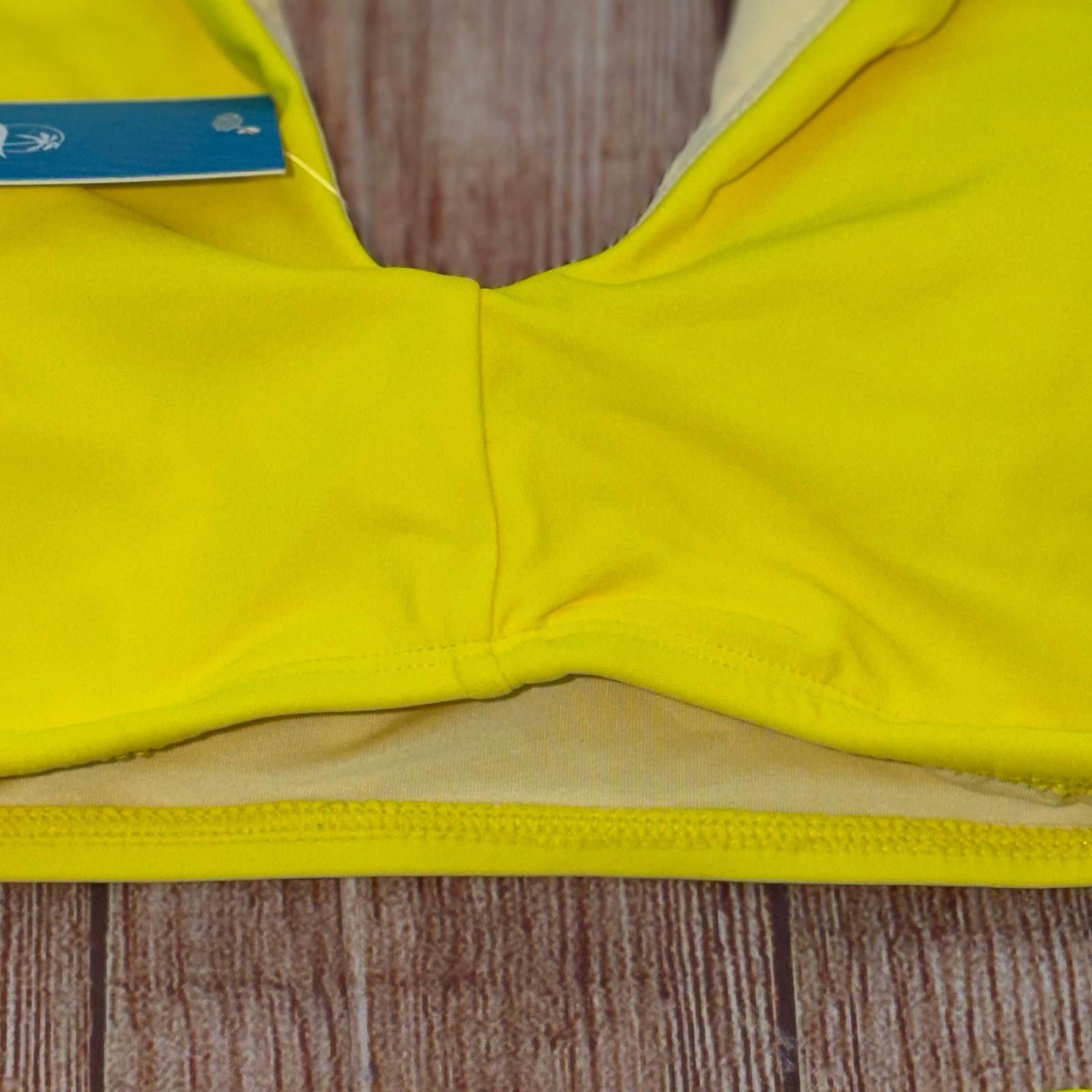Other Cupshe Yellow Halter Bikini Set NWT Size ONE SIZE - 5 Thumbnail