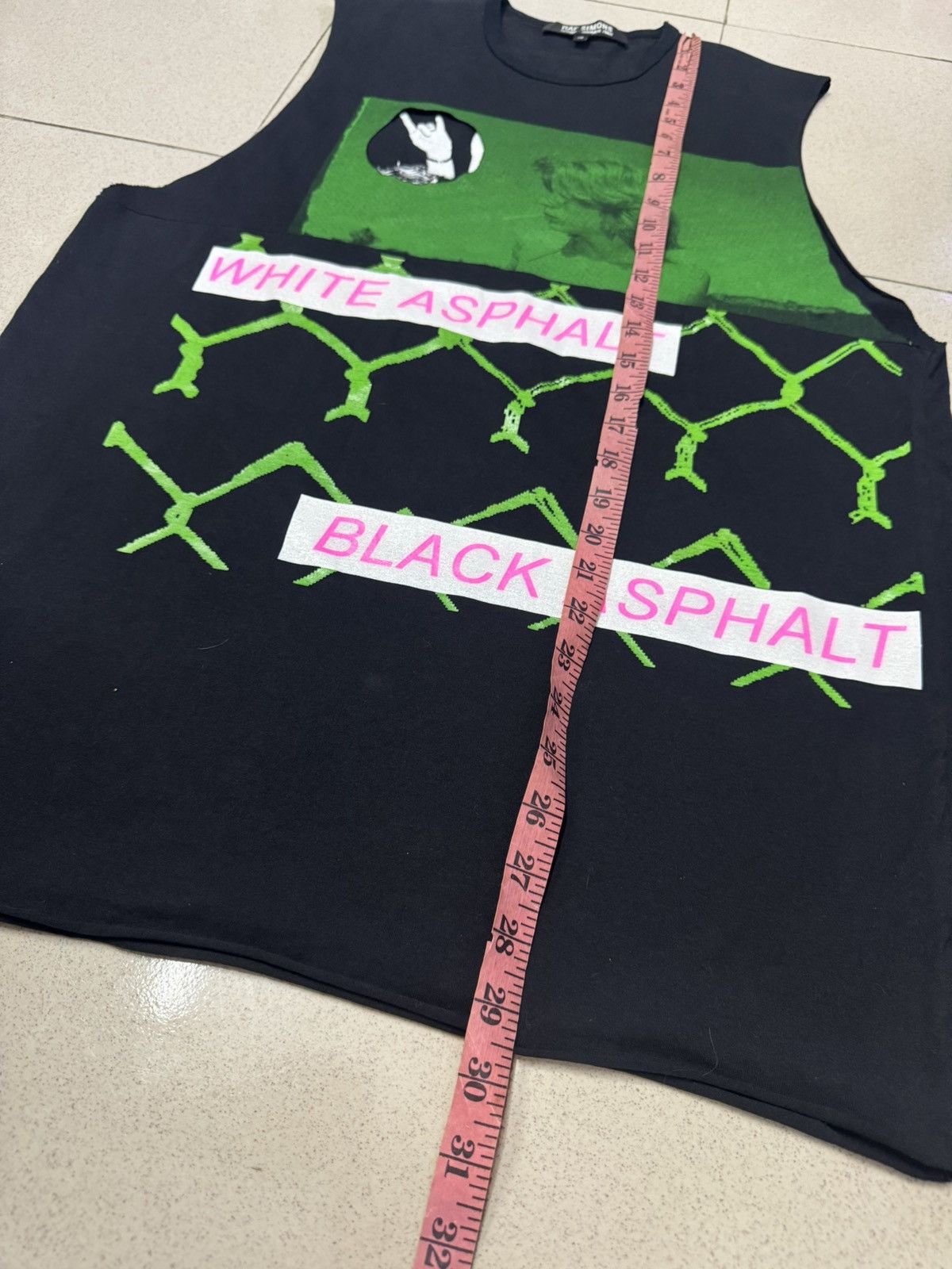 Raf Simons RAF SIMONS SS2003 CONSUMED WHITE BLACK ASPHALT SHIRT Size US M / EU 48-50 / 2 - 6 Thumbnail
