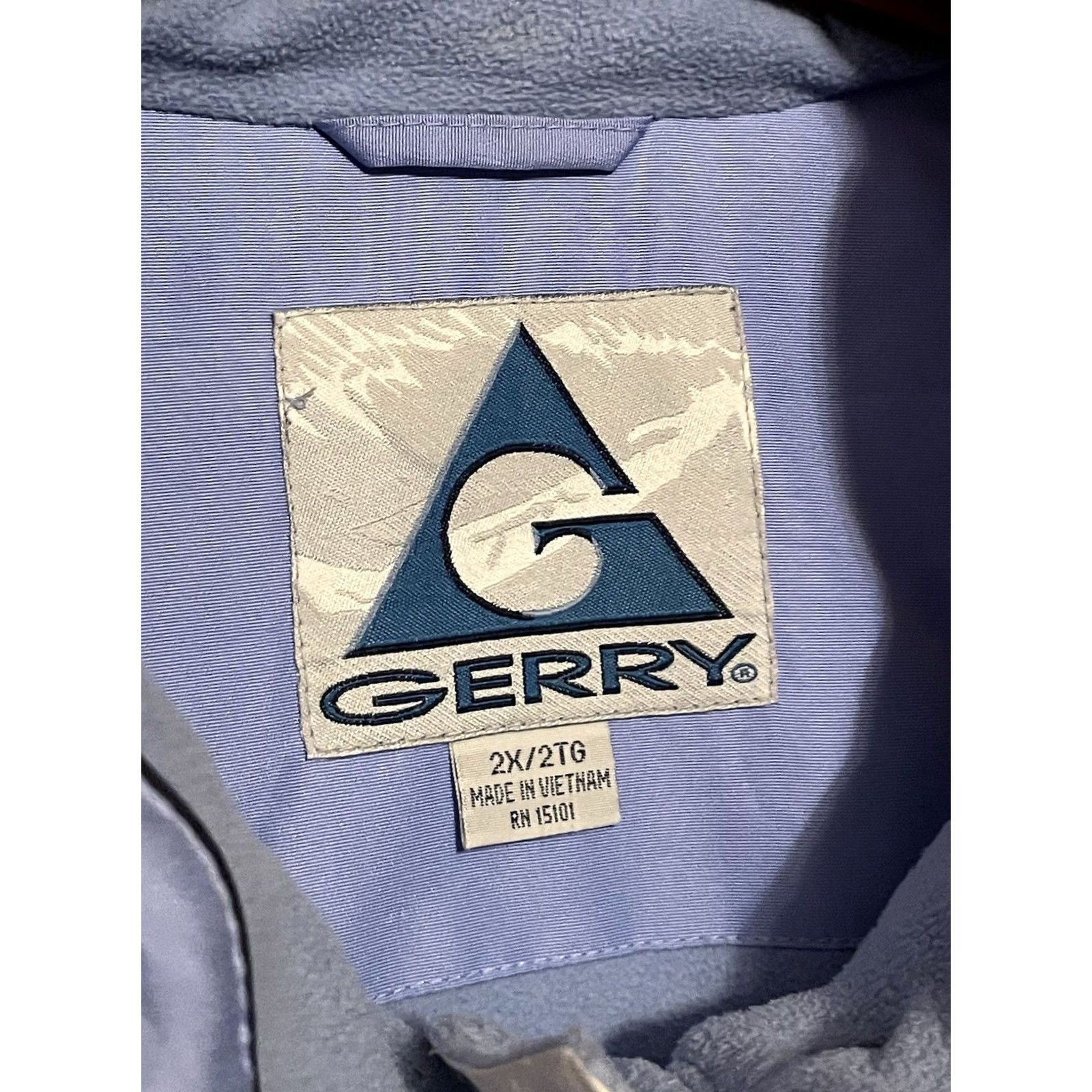 Vintage VINTAGE Gerry Goose Down Ski Jacket Mens 2XL Puffer Aqua Blue White Winter Jacket Size US XXL / EU 58 / 5 - 4 Thumbnail