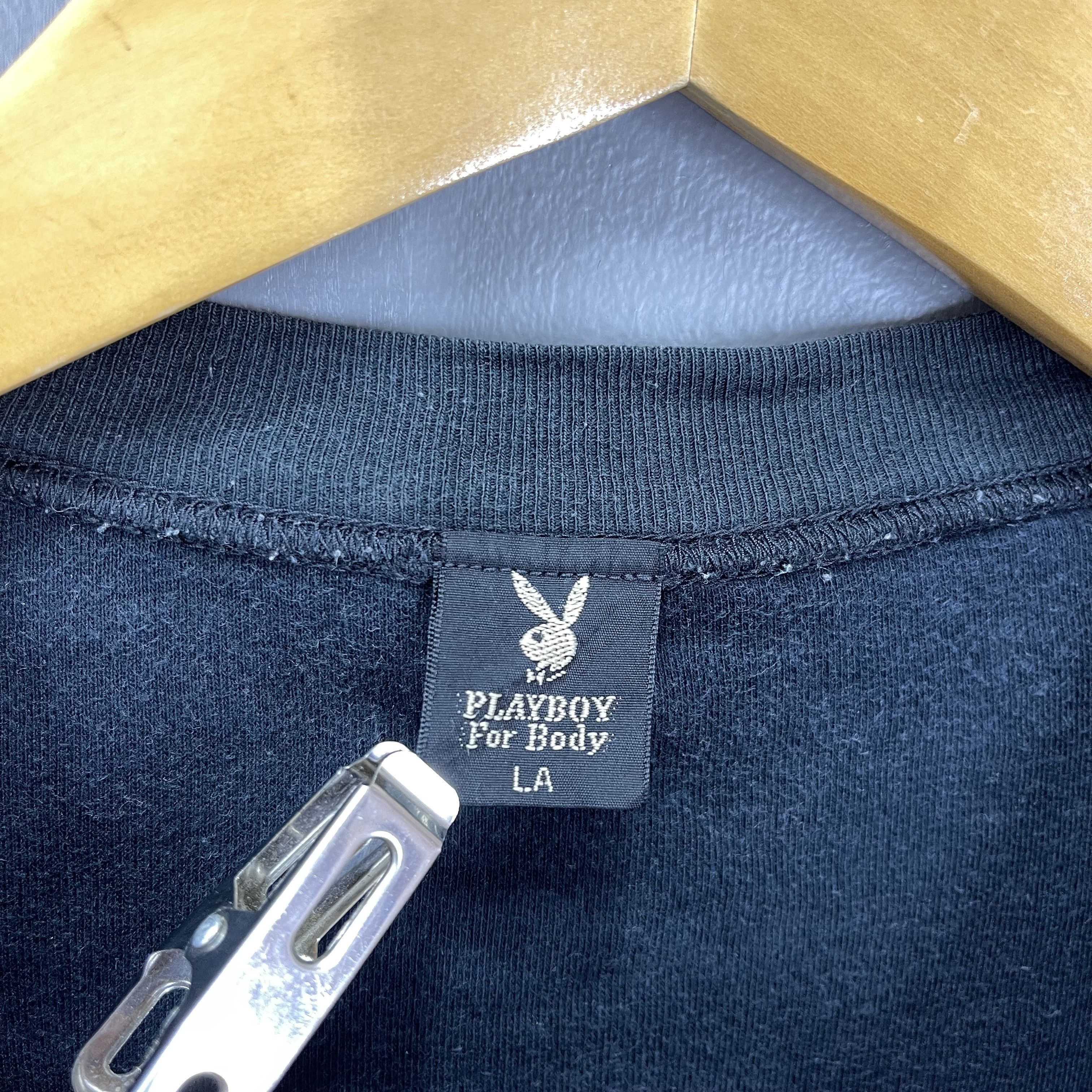 Playboy 90s Vintage PLAYBOY FOR BODY Crew Neck T Shirt #1170/AO Size US S / EU 44-46 / 1 - 6 Thumbnail