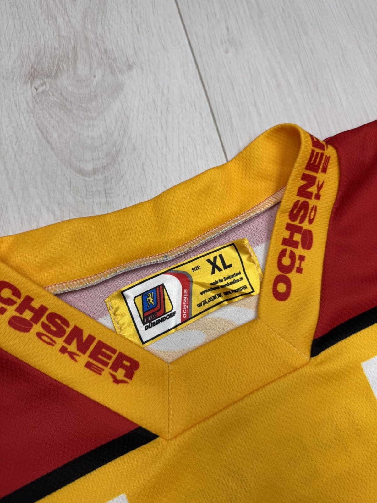 NHL OCHSNER Ehc Dubendorf #4 FRANK Swiss Hockey Jersey Size XL Size US XL / EU 56 / 4 - 5 Thumbnail