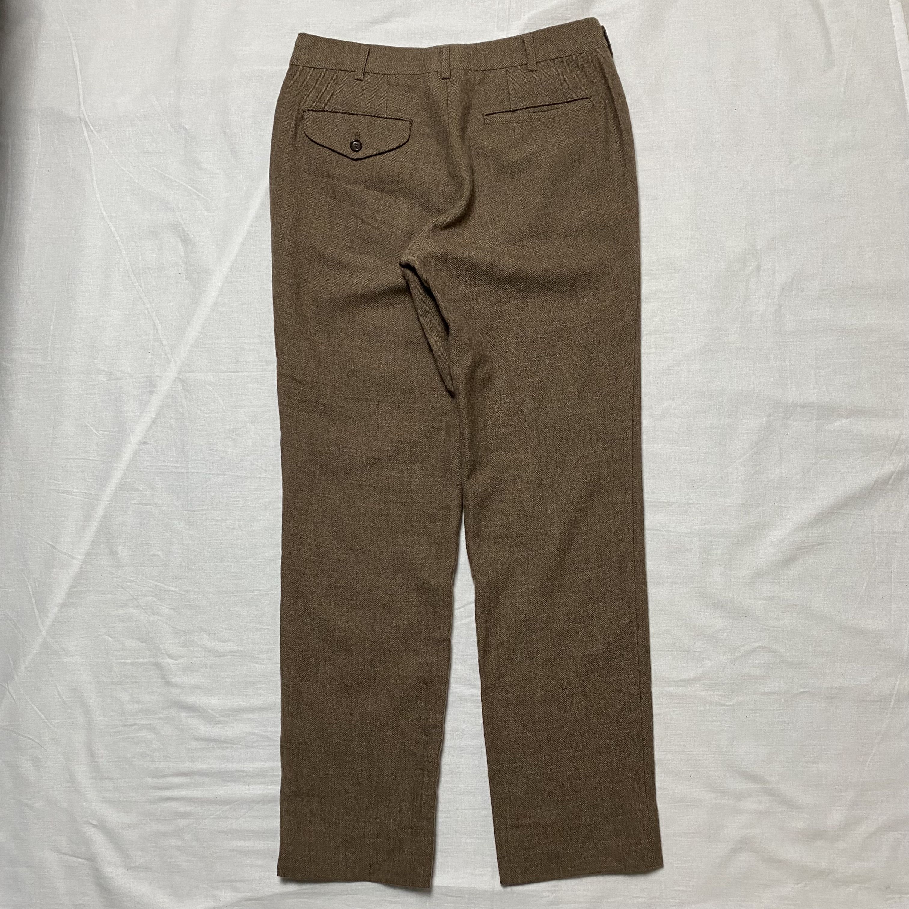 Comme des Garcons × Comme des Garcons Homme × Comme des Garcons Homme Plus Comme des Garçons Homme Plus Brown Trousers Size 36R - 2 Thumbnail