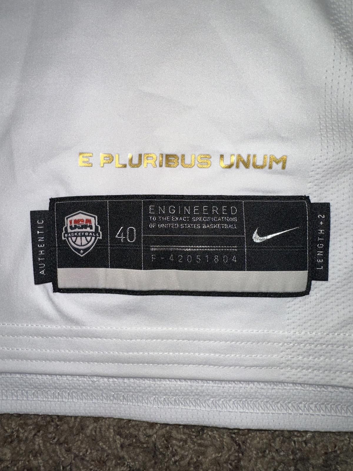 Nike Nike Team USA Basketball 2020/21 Olympics Home Jersey Size US XL / EU 56 / 4 - 3 Thumbnail