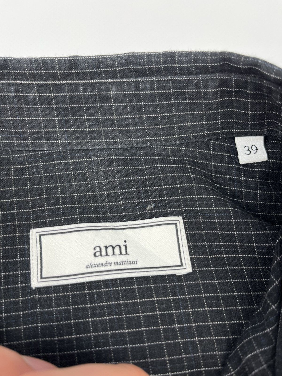 AMI AMI Paris Alexandre Mattiussi Shirt Long Sleeve Oxford Size US S / EU 44-46 / 1 - 8 Thumbnail
