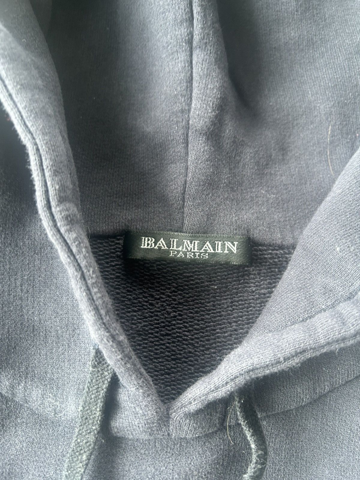 Balmain Balmain Homme SS11 Black Biker Hoodie Decarnin Size US M / EU 48-50 / 2 - 7 Thumbnail
