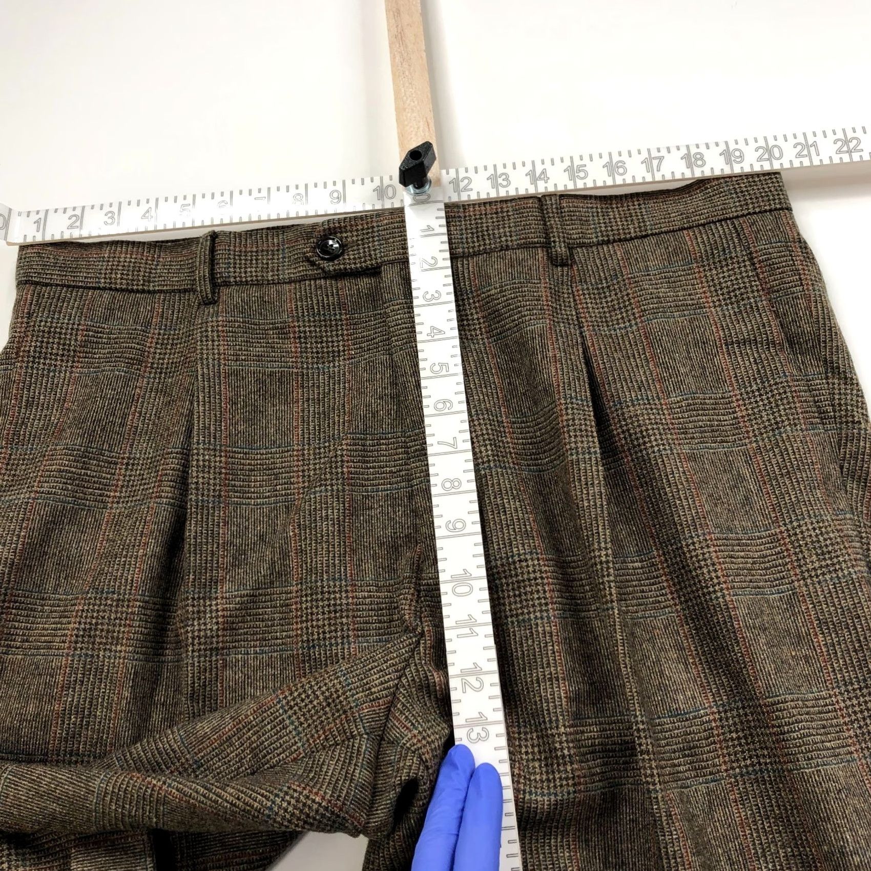 Polo Ralph Lauren Polo Ralph Lauren Dress Pants Wool Brown 38x32 Regular Straight Front Modern Vintage: No Size US 38 / EU 54 - 6 Thumbnail