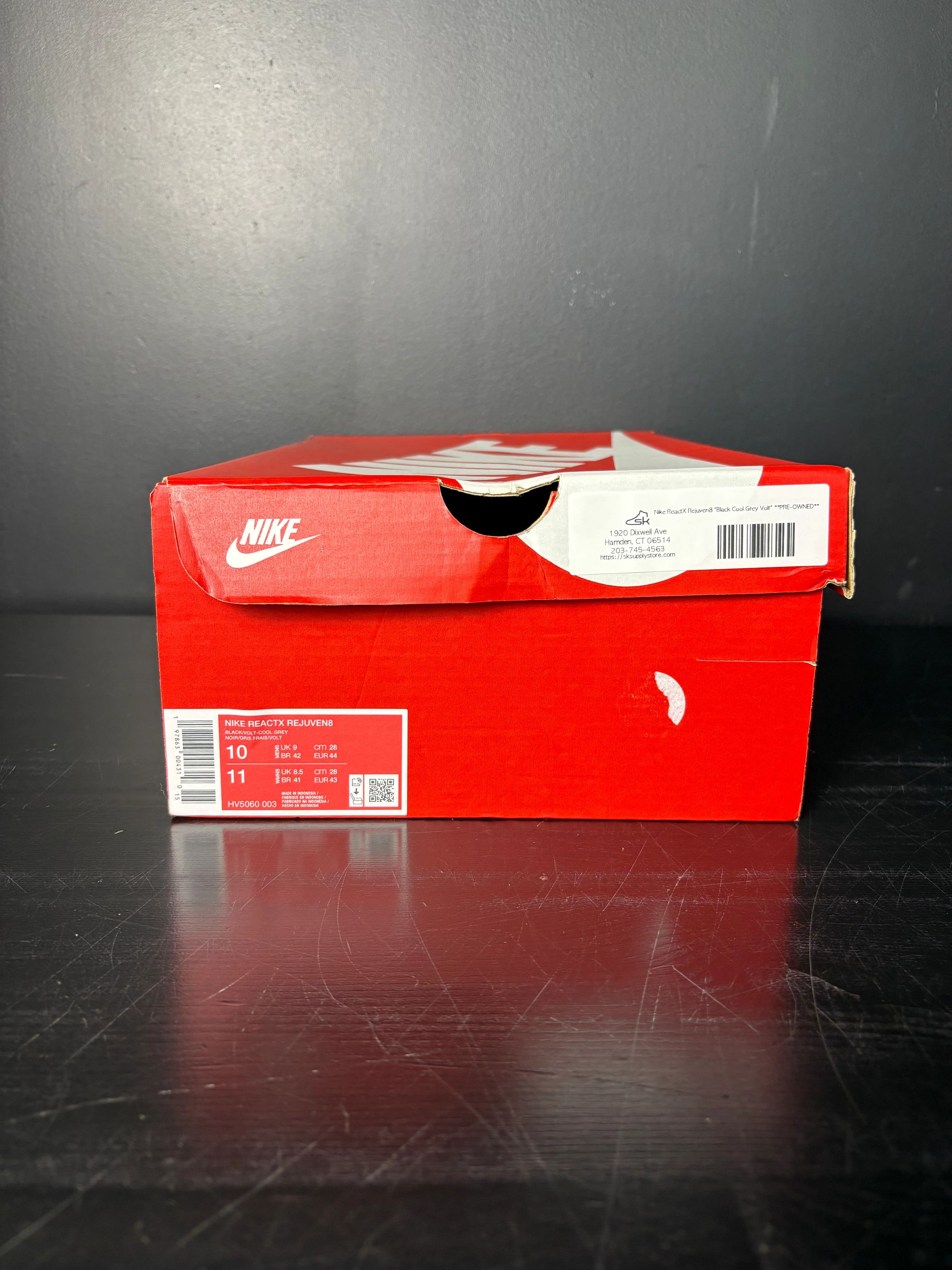 Nike Nike ReactX Rejuven8 "Black Cool Grey Volt" **PRE-OWNED** - Size 10 Size US 10 / EU 43 - 6 Thumbnail