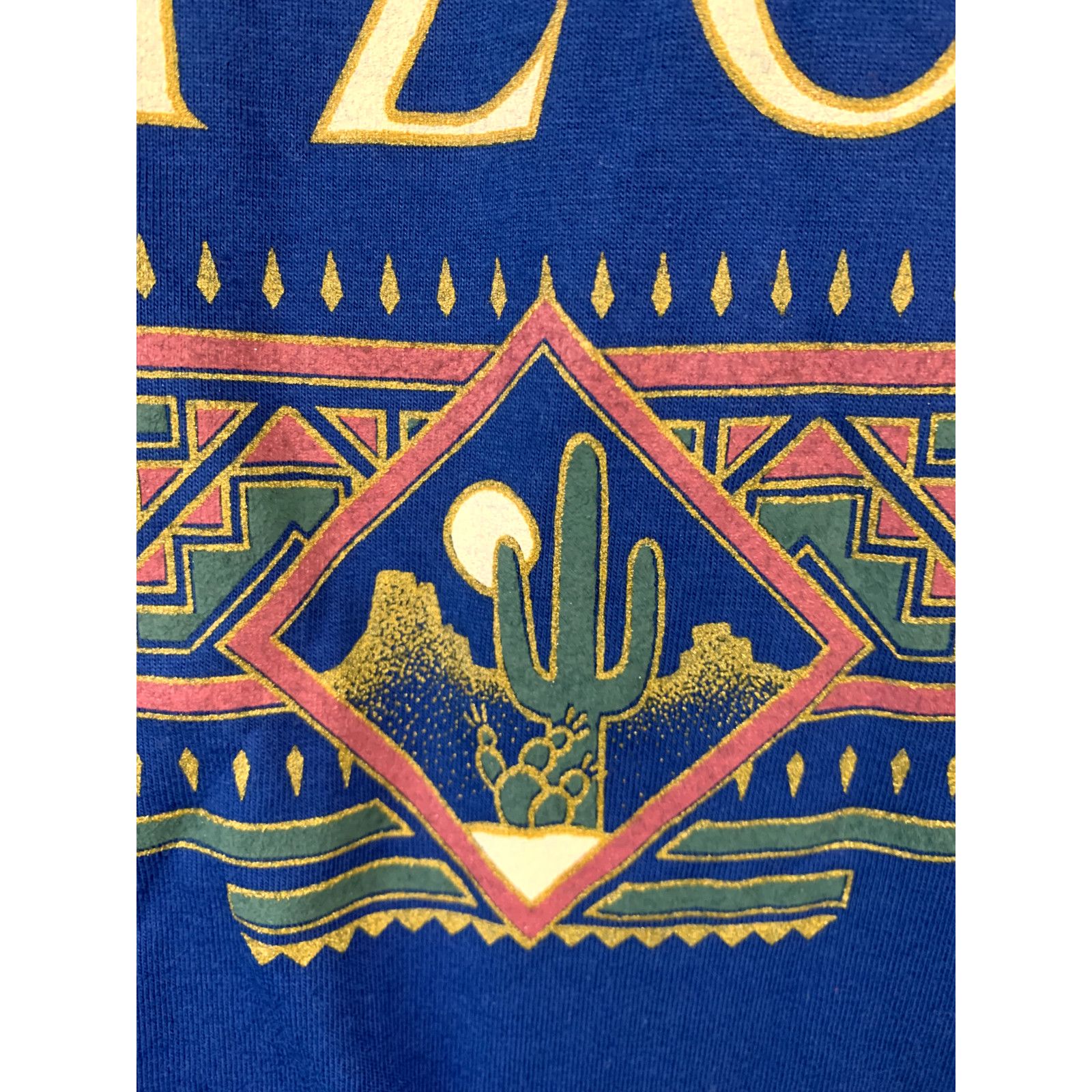Jerzees Vintage Arizona Tribal Shirt AZ Art Graphic Tee 1993 L Size US L / EU 52-54 / 3 - 4 Thumbnail