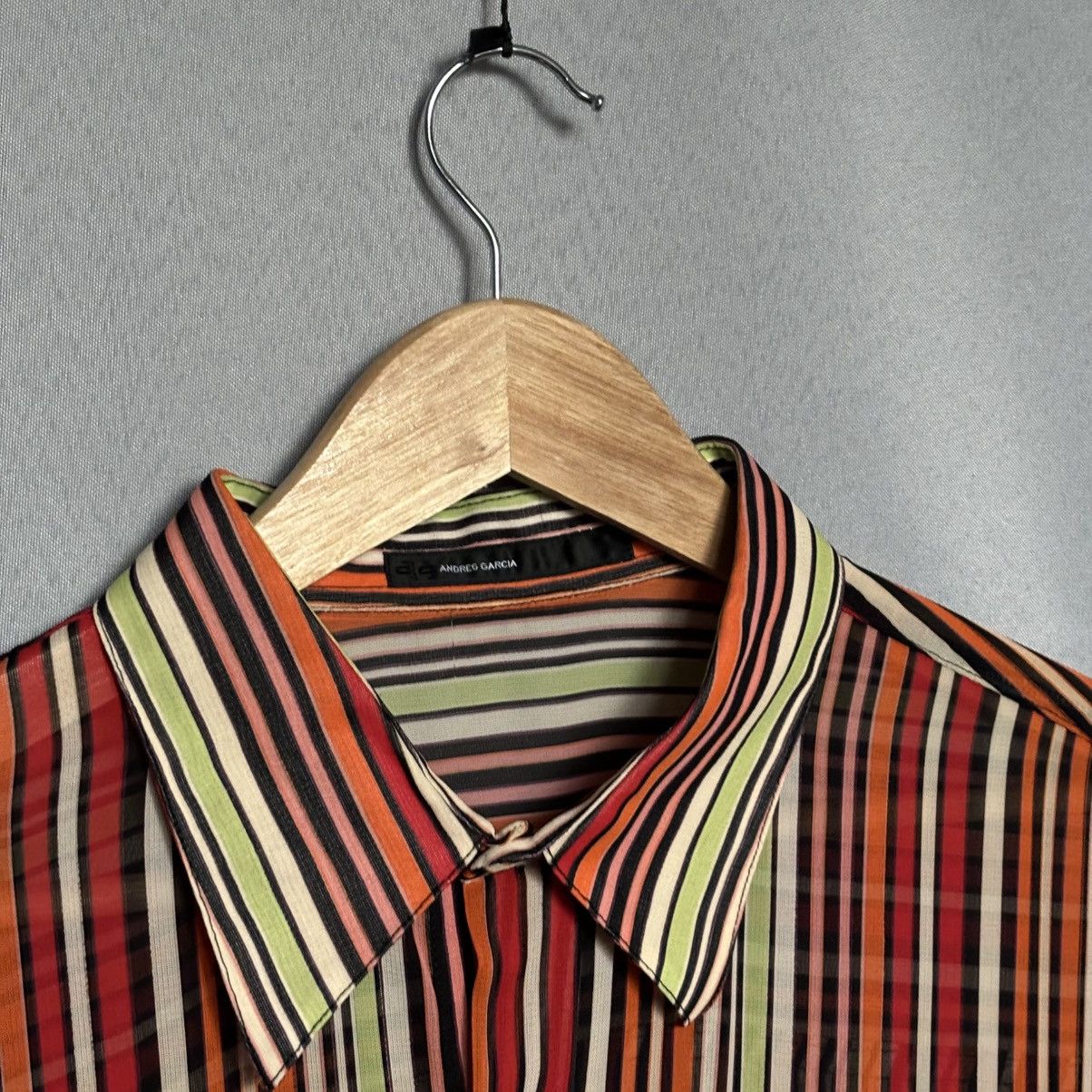 Vintage Andreo Garcia shirt made in Spain viscous luxury vintage Size US XL / EU 56 / 4 - 3 Thumbnail