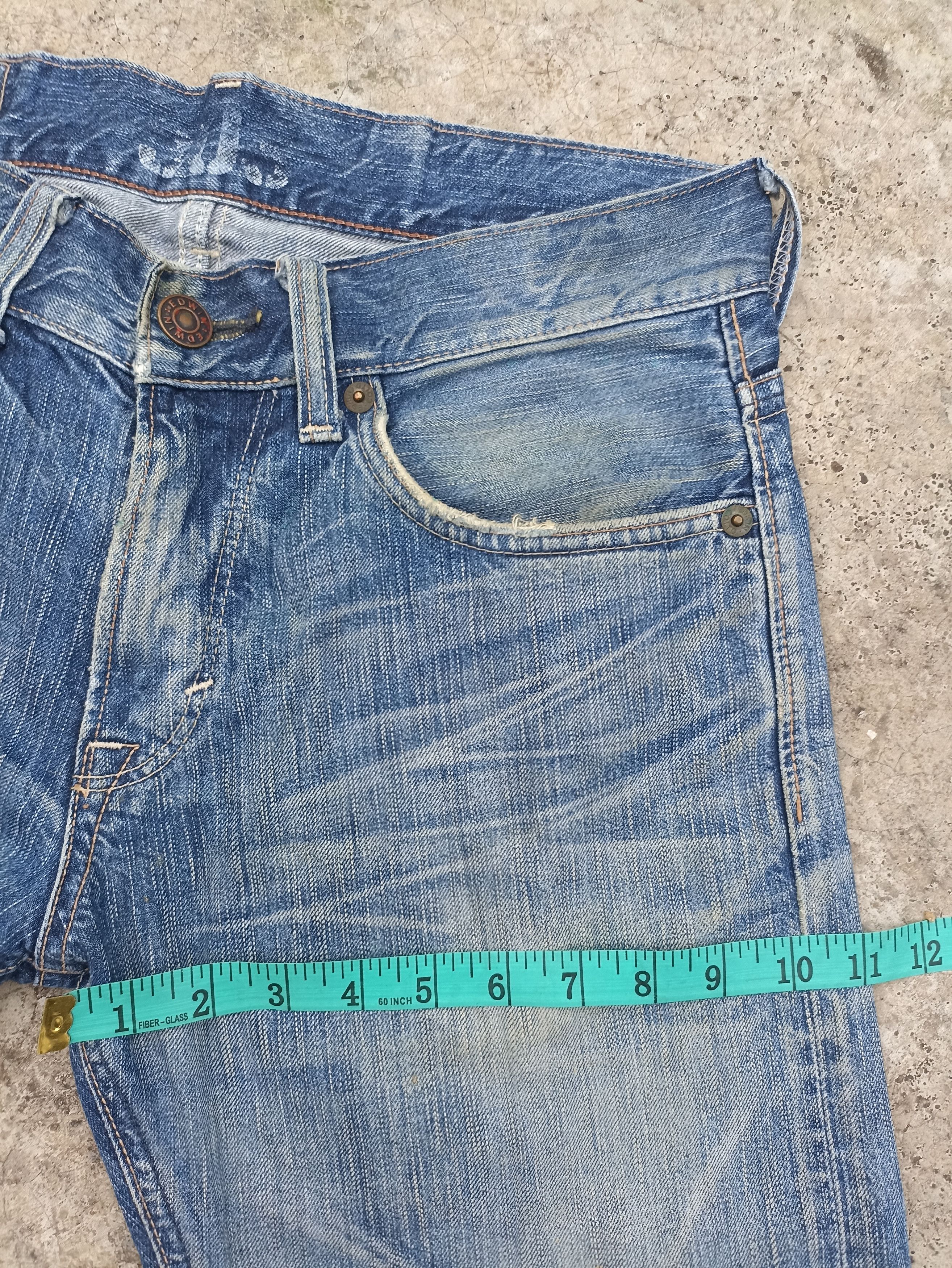 If Six Was Nine Vintage Edwin Blue Trip jeans LGB Size US 33 - 17 Thumbnail