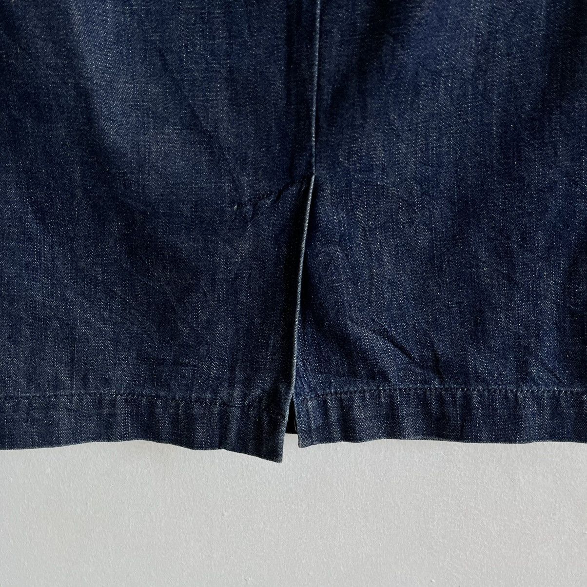 Versace Jeans Couture VTG VERSACE JEANS COURTURE INDIGO DENIM SKIRT Size 26" / US 2 / IT 38 - 3 Thumbnail