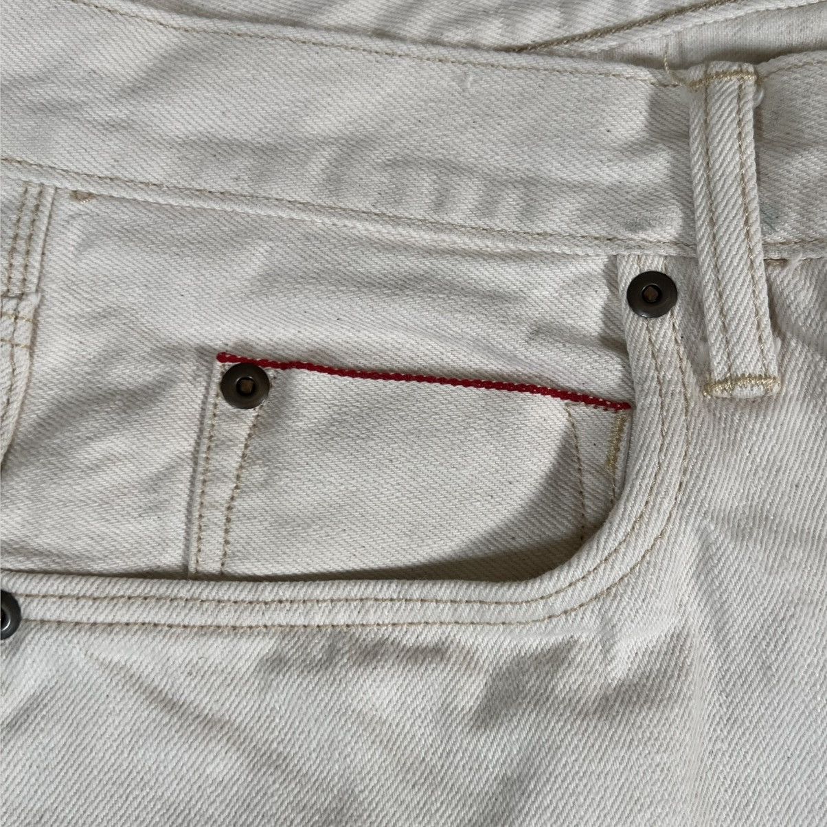 J.Crew J Crew 770 Jeans 30X29 White Selvedge Denim Button Fly Size US 30 / EU 46 - 6 Thumbnail