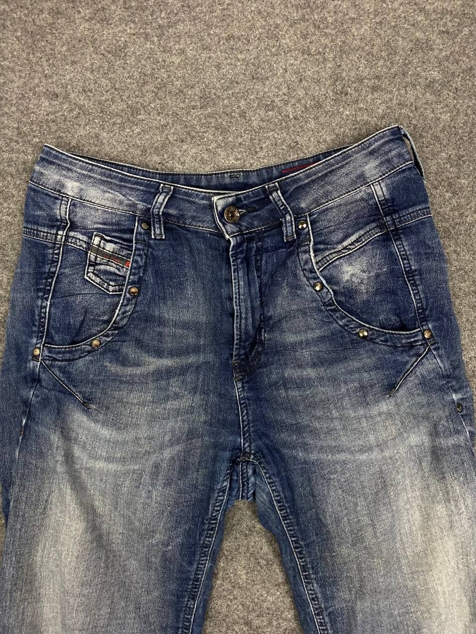 Diesel diesel sweatpants distressed denim Size 30" / US 8 / IT 44 - 6 Thumbnail