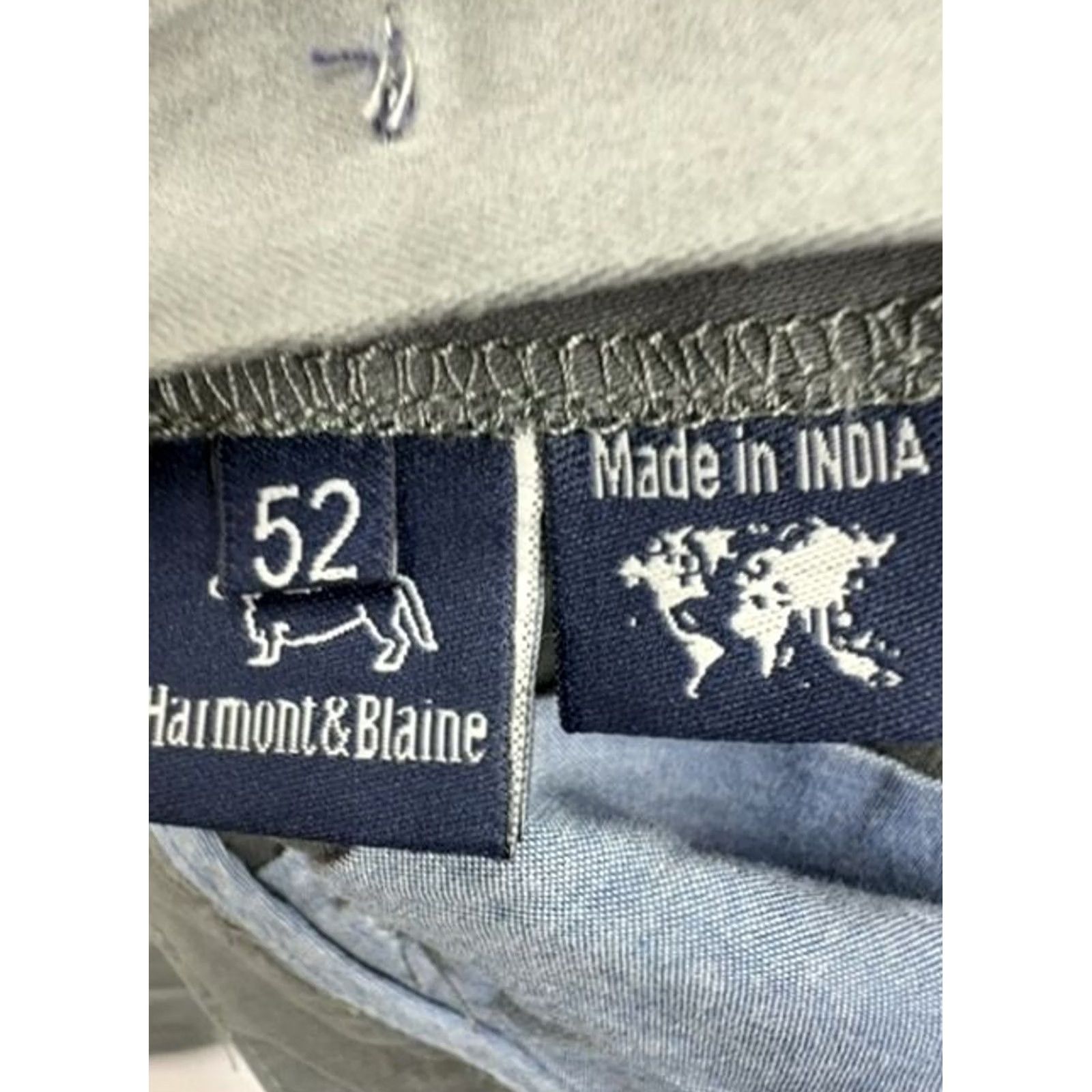 Harmont & Blaine Harmont & Blaine Gray Chino Pants Men XL Regular 52 Waist 32 Inseam Solid Style/Color/Size Size US 36 / EU 52 - 5 Thumbnail