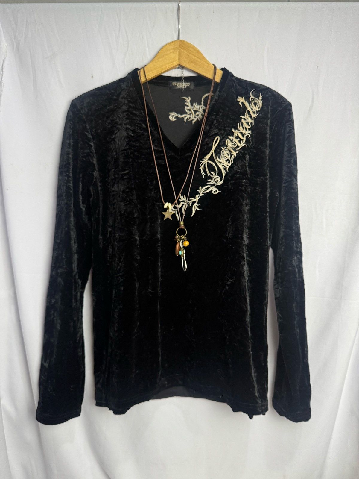 Tornado Mart Tornado Mart Archived Velvet Embroidered Long Sleeve Size US M / EU 48-50 / 2 - 2 Thumbnail