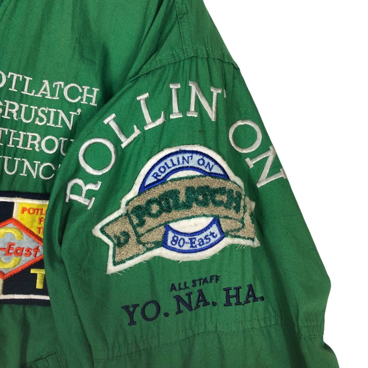 Hysteric Glamour 📌Riot Riot Vintage Bomber Jacket Full Patches Potlatch Size US M / EU 48-50 / 2 - 19 Thumbnail