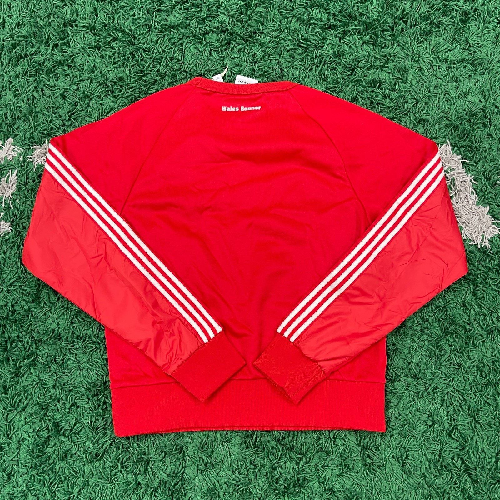 Adidas × Wales Bonner New FW24 adidas x Wales Bonner Nylon Crewneck Red Sweater Size XS / US 0-2 / IT 36-38 - 6 Thumbnail