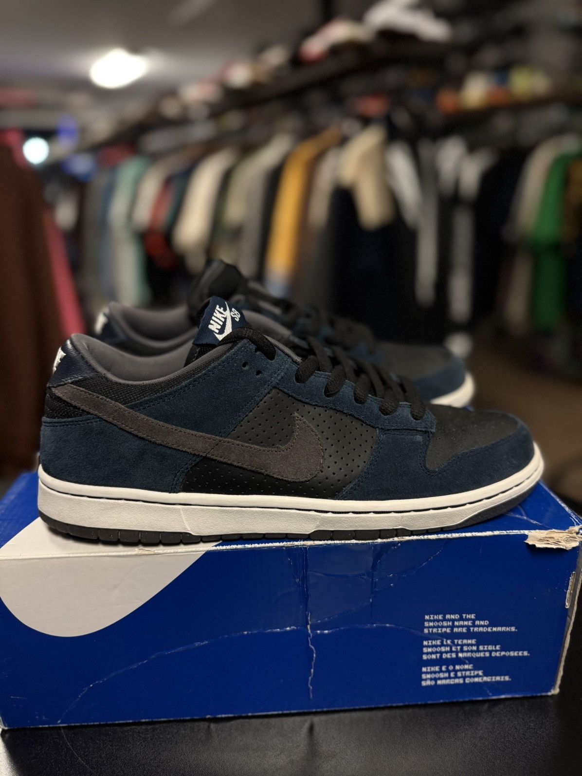 Nike Nike Dunk Pro SB Low Obsidian/Midnight Fog-Black size 11 Size US 11 / EU 44 - 1 Thumbnail