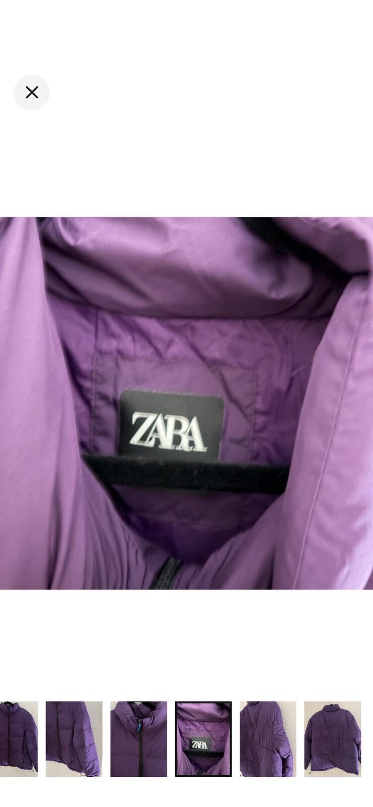 Zara Zara Men's Bold Purple Puffer Jacket Size US XXL / EU 58 / 5 - 4 Thumbnail