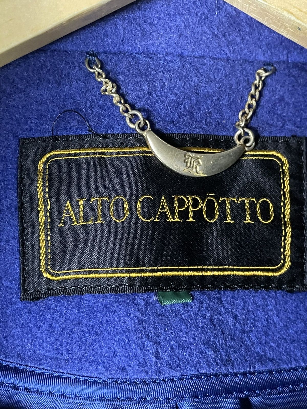 Japanese Brand × Vintage Vintage Alto Cappotto Wool Long Coat (52) Size US XXS / EU 40 - 8 Thumbnail