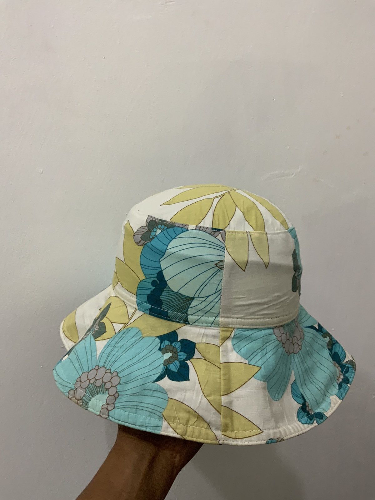Denime Denim Flower Reversible Hat Size ONE SIZE - 9 Thumbnail