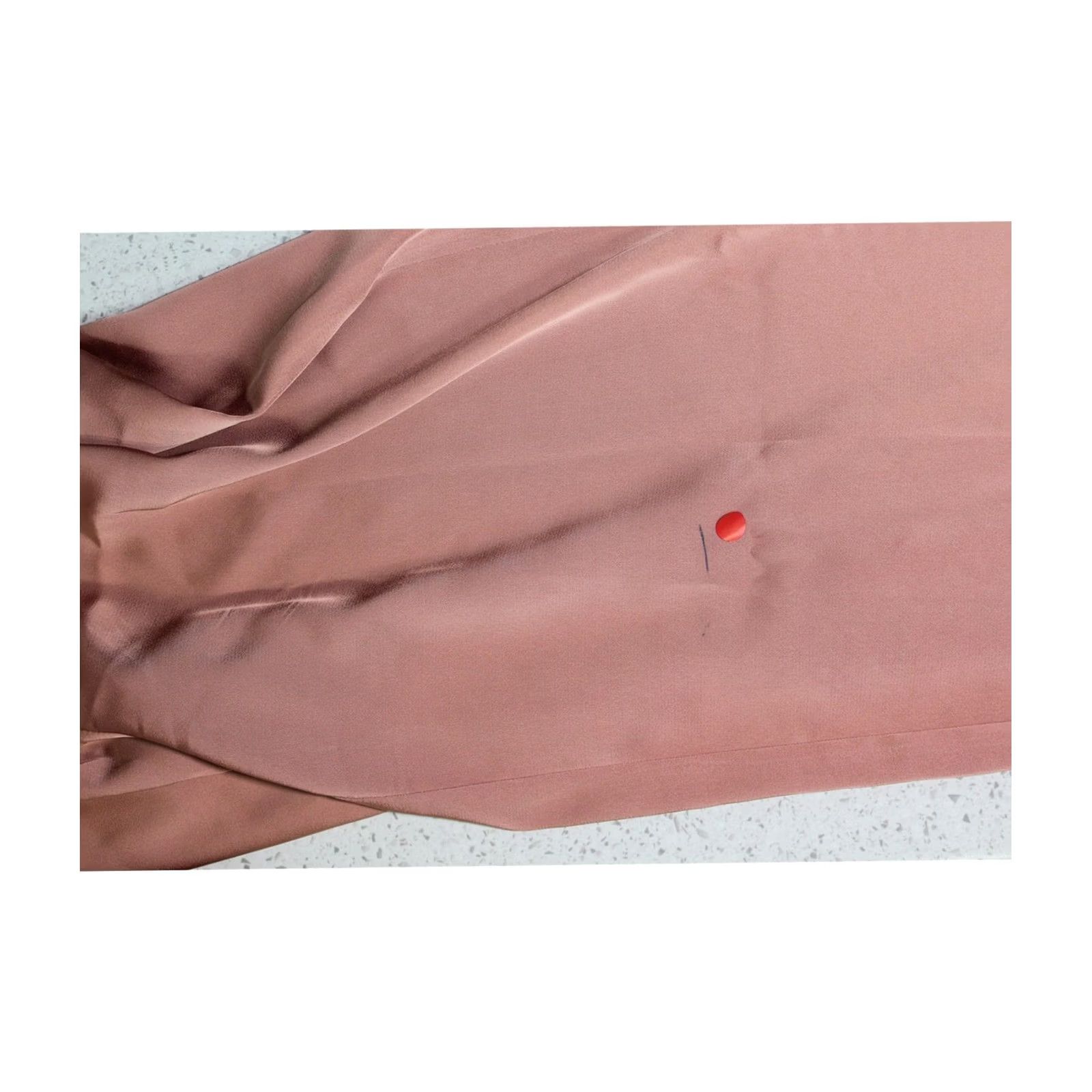 Calvin Klein Calvin Klein Womens Dress Pants Pink XS Satin Pull On Wide Leg Culottes / 32L Size 26" / US 2 / IT 38 - 2 Thumbnail