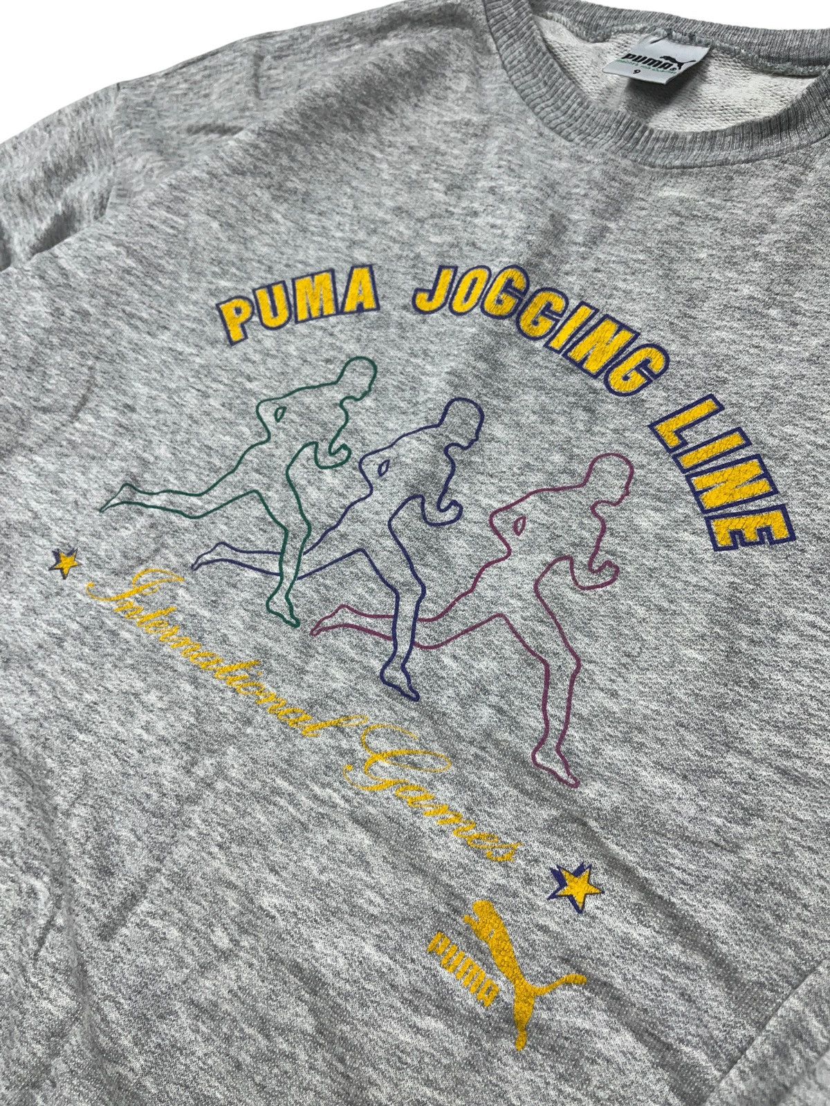 Puma Vintage 80s Puma Jogging Life International Games Sweatshirt Size US XL / EU 56 / 4 - 4 Thumbnail