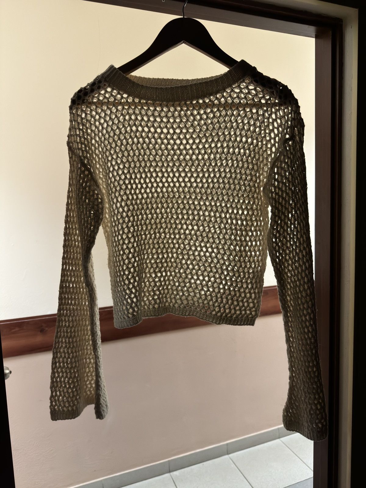 If Six Was Nine × Japanese Brand × Junya Watanabe Vintage Japanese Flare Sleeve Junya Watanabe Style Sweater Size US L / EU 52-54 / 3 - 2 Thumbnail