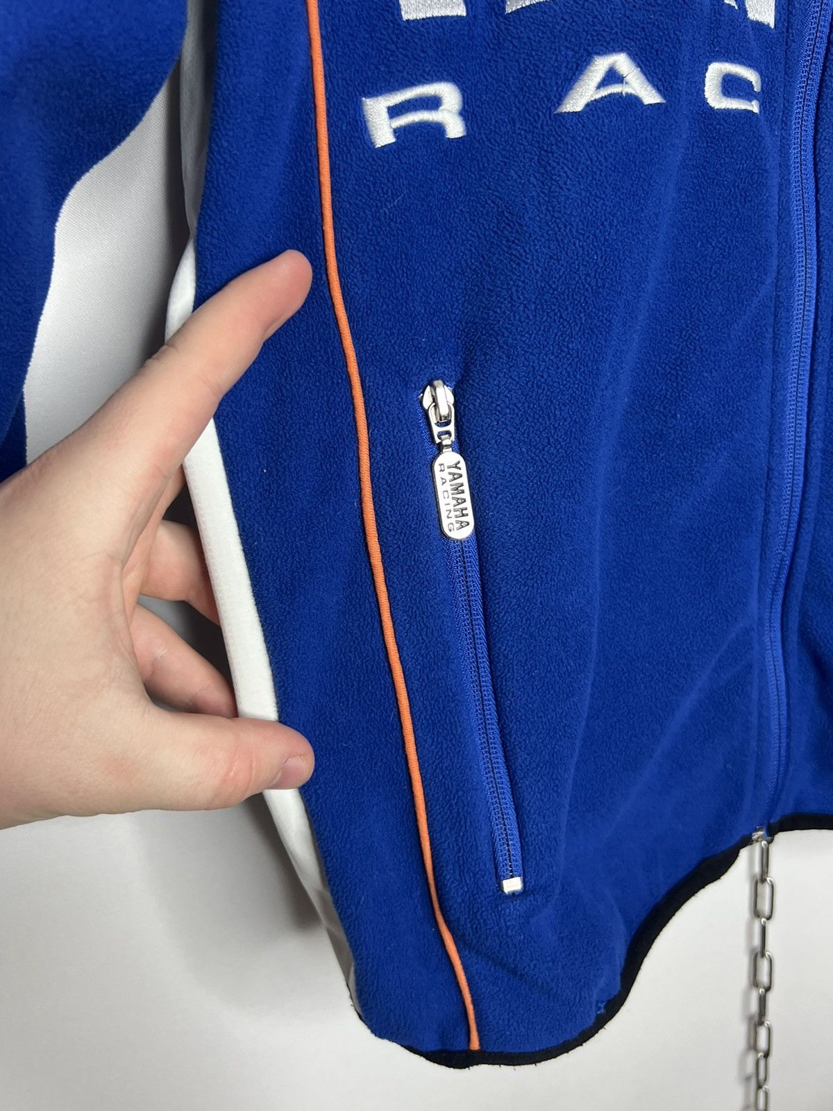 Yamaha Vintage Yamaha Big Logo Full Sponsors Fleece Full Zip Jacket Size US XS / EU 42 / 0 - 12 Thumbnail