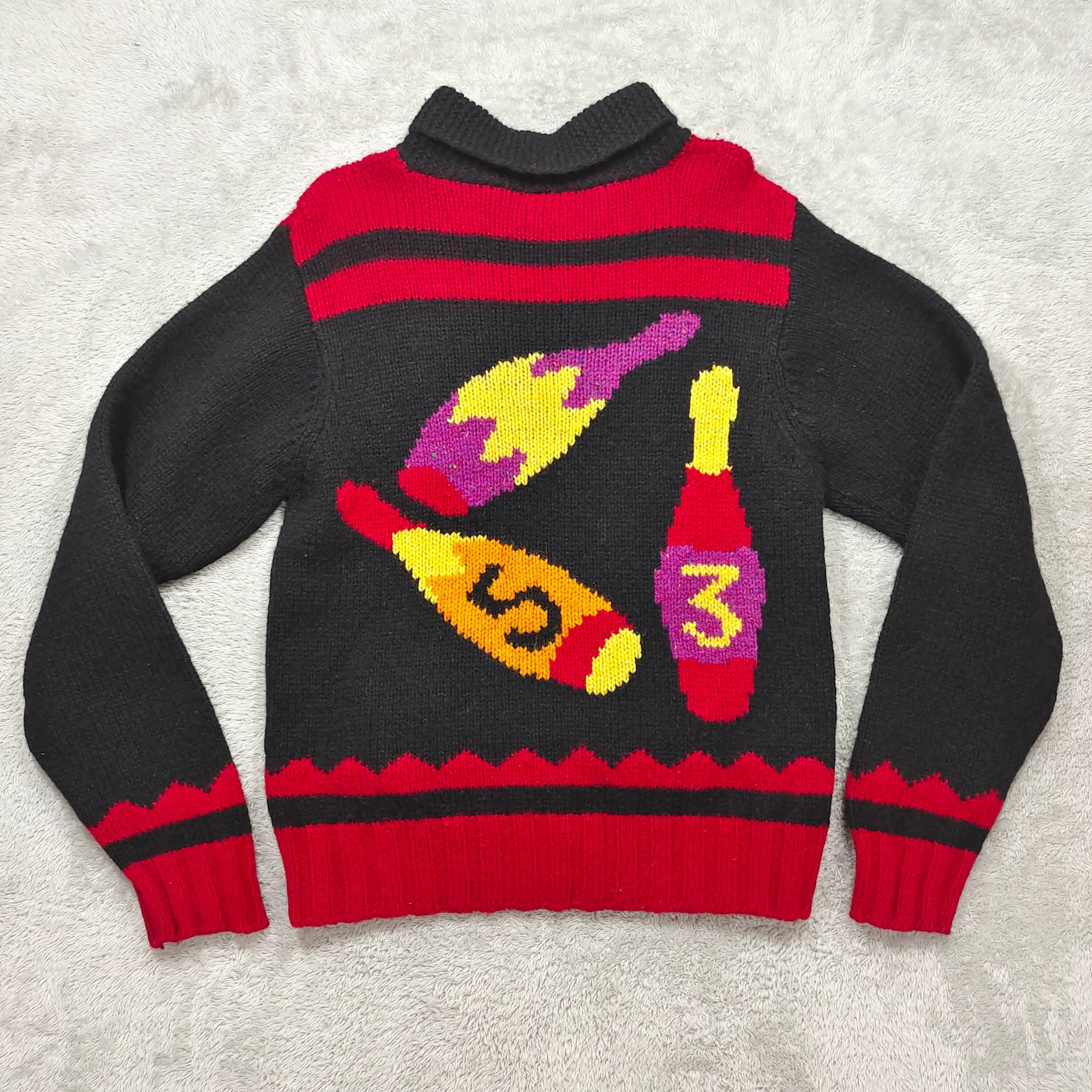 Paul Smith VINTAGE PAUL SMITH WOOL KNITTED SWEATER Size US L / EU 52-54 / 3 - 2 Thumbnail