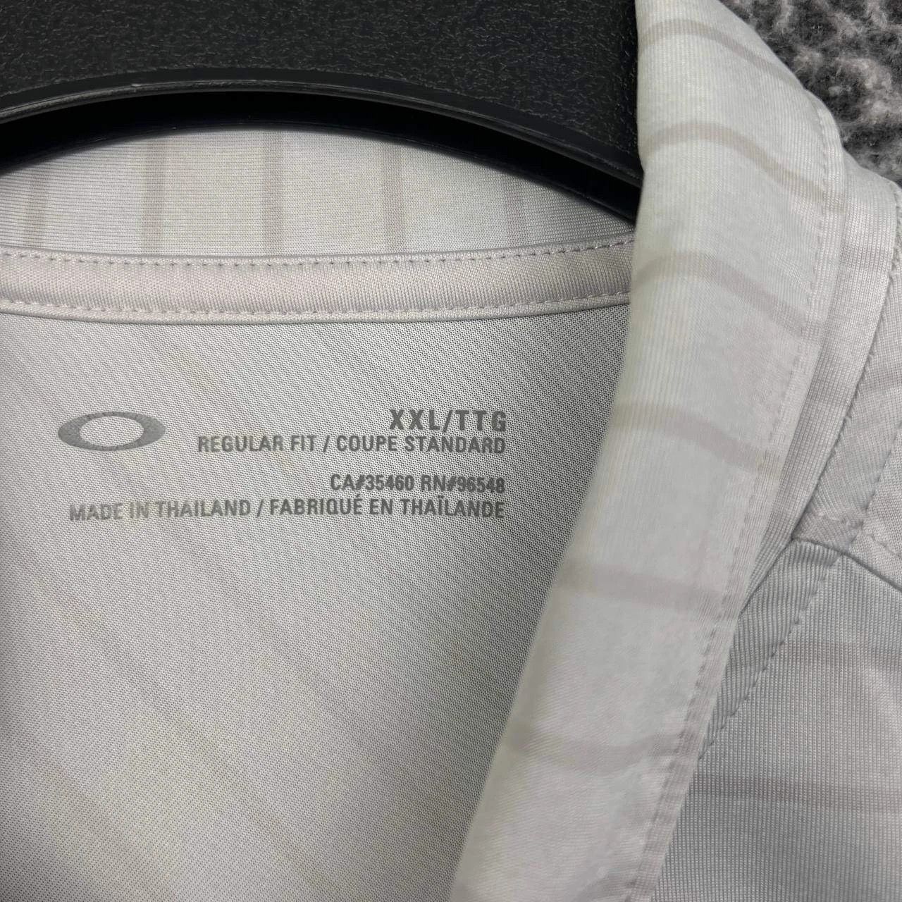 Oakley Oakley Golf Polo Shirt Men XXL Gray Regular Fit Collared Size US XXL / EU 58 / 5 - 6 Thumbnail