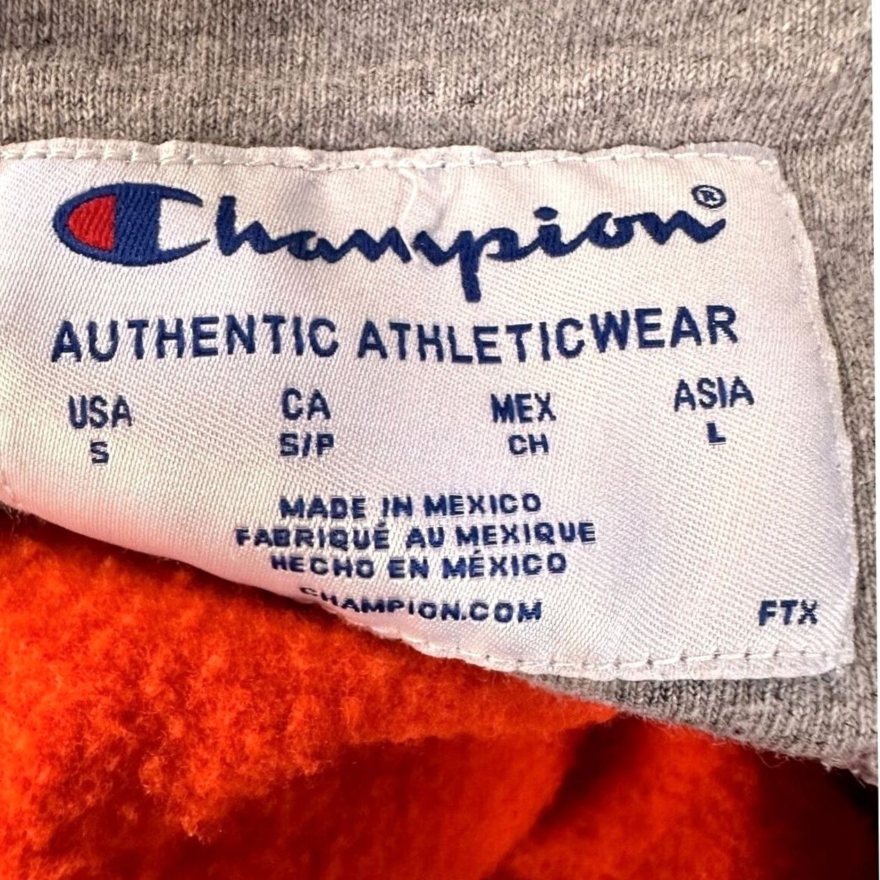 Champion Champion Hoodie Sweatshirt Adult Small Orange Graphic Camo Print Pullover Mens Size US S / EU 44-46 / 1 - 5 Thumbnail