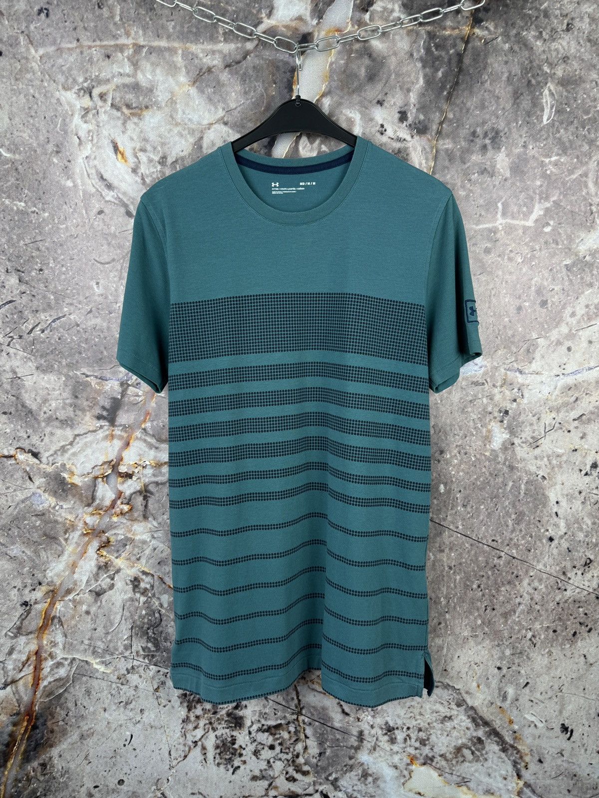 Under Armour Men’s Under Urmour T-Shirt Striped Sportswear Size Medium Size US M / EU 48-50 / 2 - 1 Thumbnail