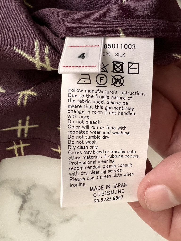 Visvim ICT Wallis purple silk shirt sz 4 Size US XL / EU 56 / 4 - 5 Thumbnail