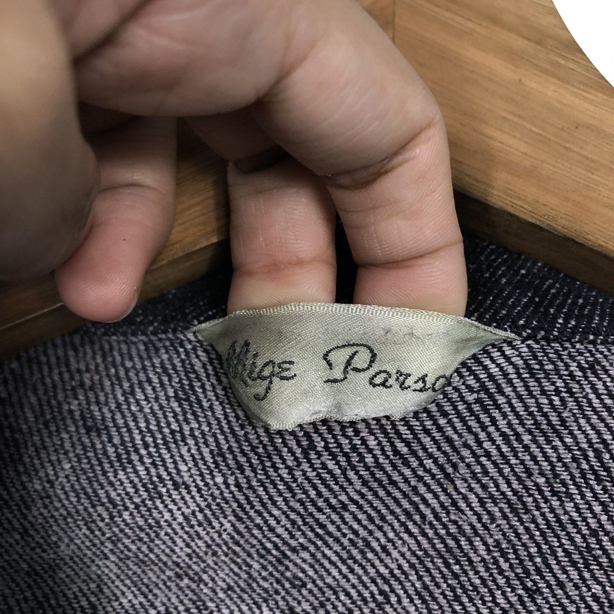 Japanese Brand 📌Vintage Denim Bomber Jacket Mige Parso Issey Miyake Size US M / EU 48-50 / 2 - 20 Thumbnail
