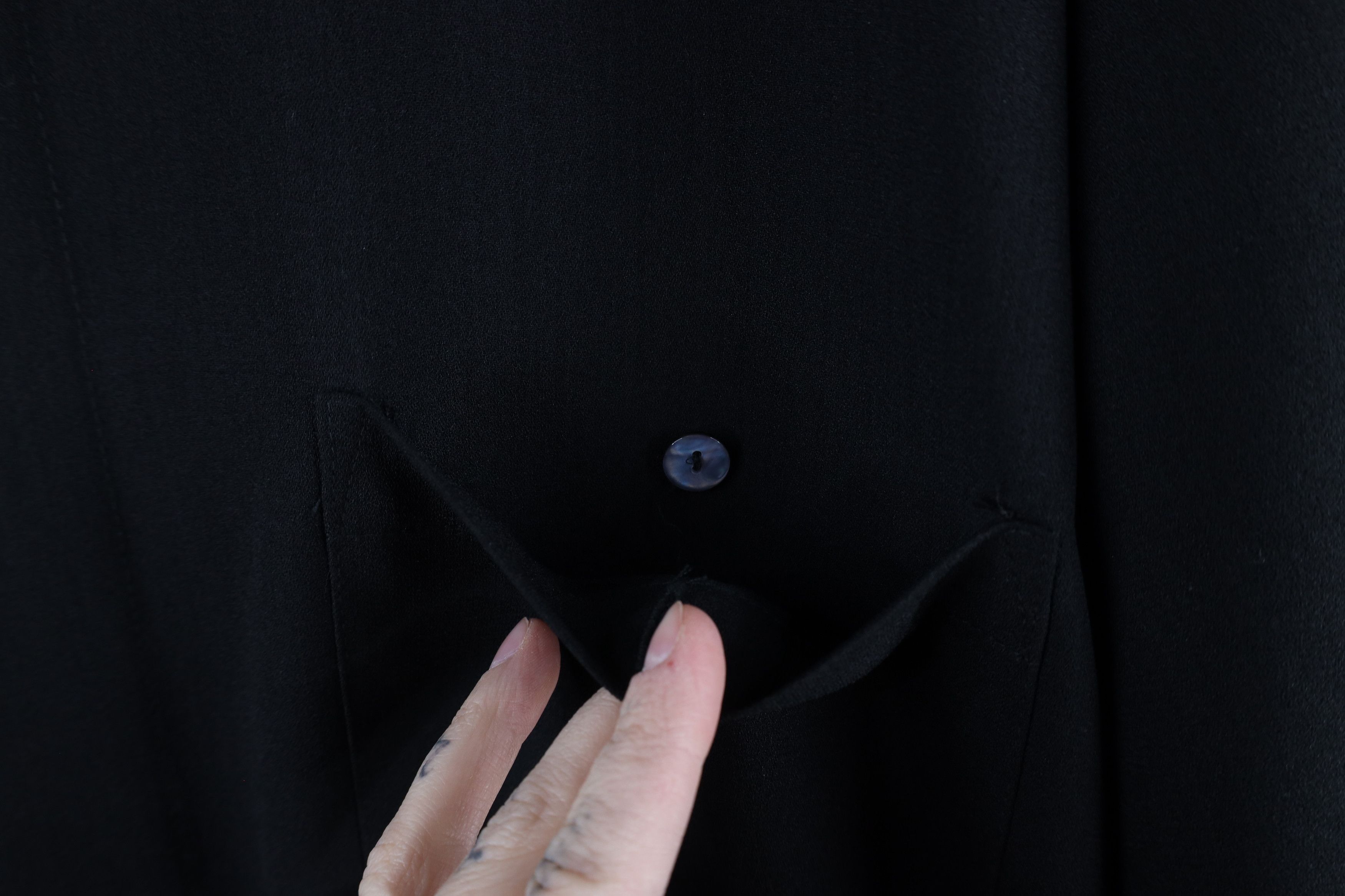 Vintage Vintage 90s Rockabilly Short Sleeve Button Shirt Black USA Size US XXL / EU 58 / 5 - 5 Thumbnail