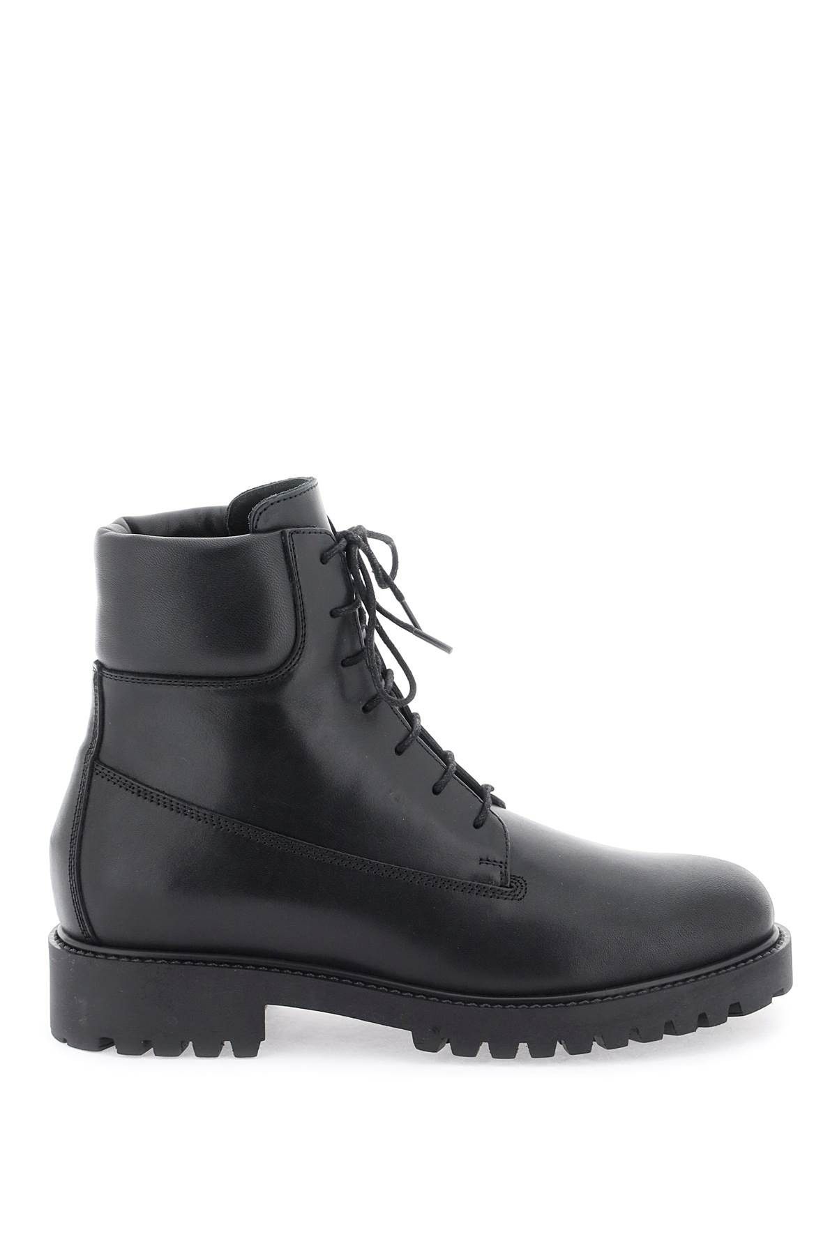 image of Toteme Husky Ankle Boots in Black, Women's (Size 7)
