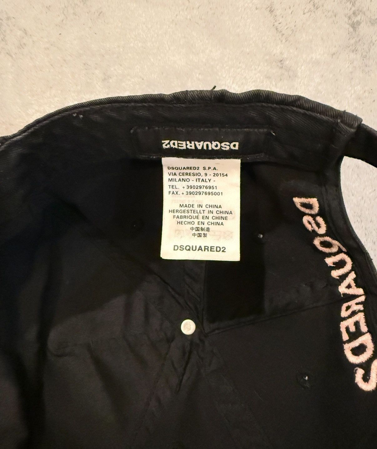 Dsquared2 DSQUARED2 PROM HAT Size ONE SIZE - 3 Thumbnail