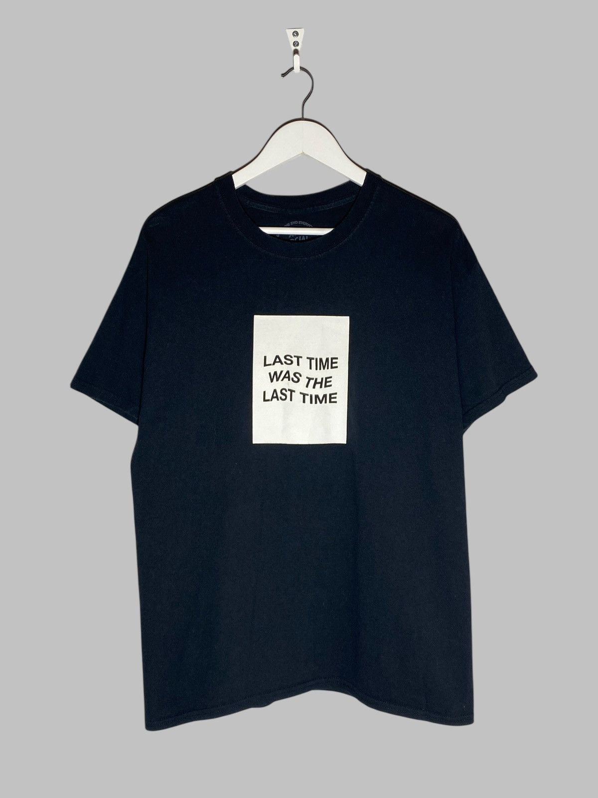 Anti Social Social Club 🔥 ASSC LAST TIME TEE Y2K STREETWEAR SADBOY VIBES Size US L / EU 52-54 / 3 - 1 Thumbnail