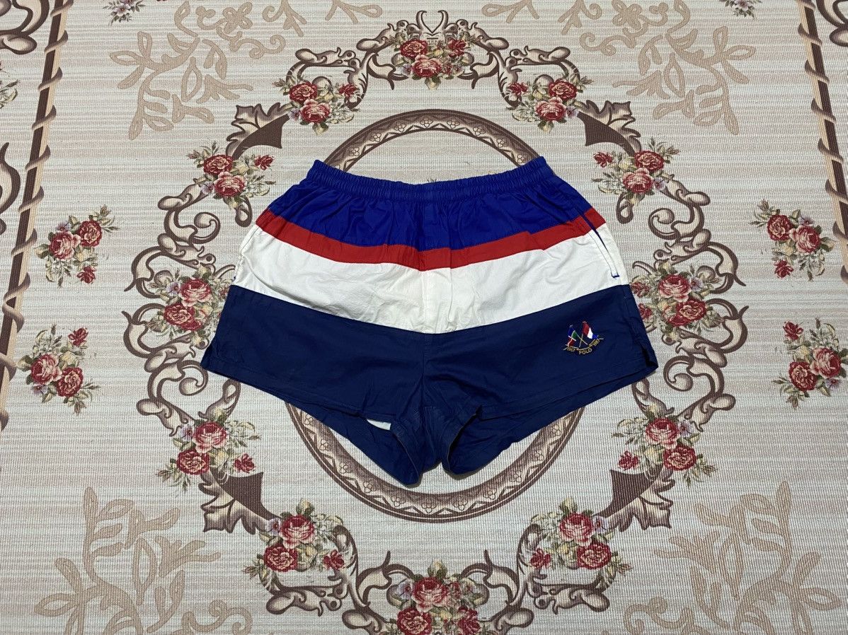 Ralph Lauren 90s OG Polo Cross Flags Short Pants Size US 30 / EU 46 - 1 Thumbnail