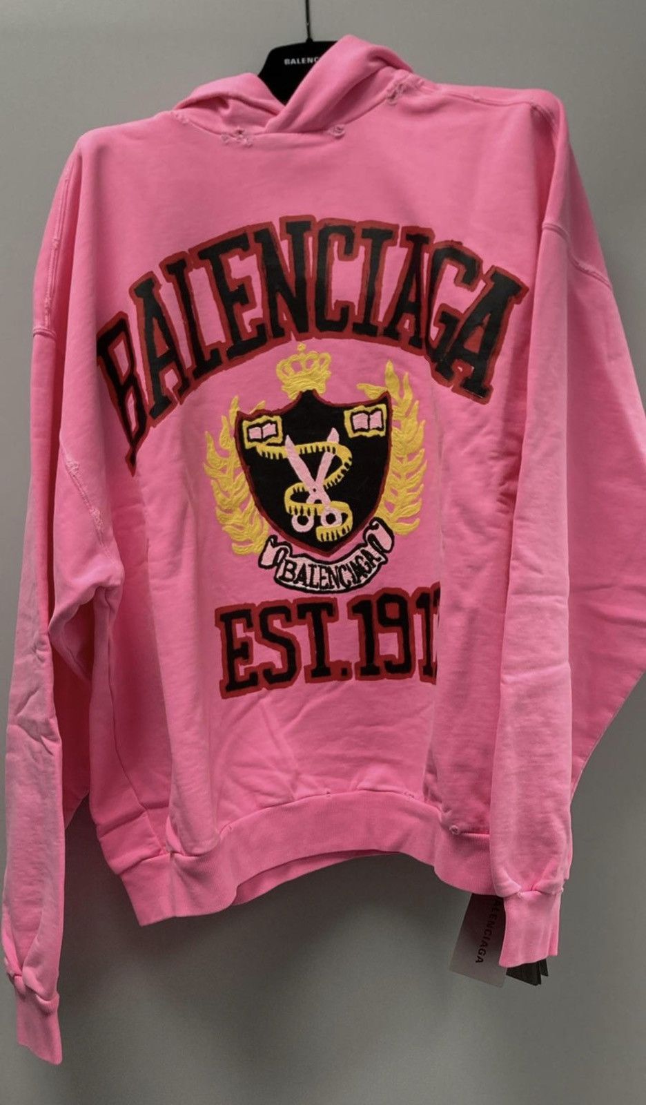 Balenciaga College Medium Fit Hoodie Size US XS / EU 42 / 0 - 1 Preview