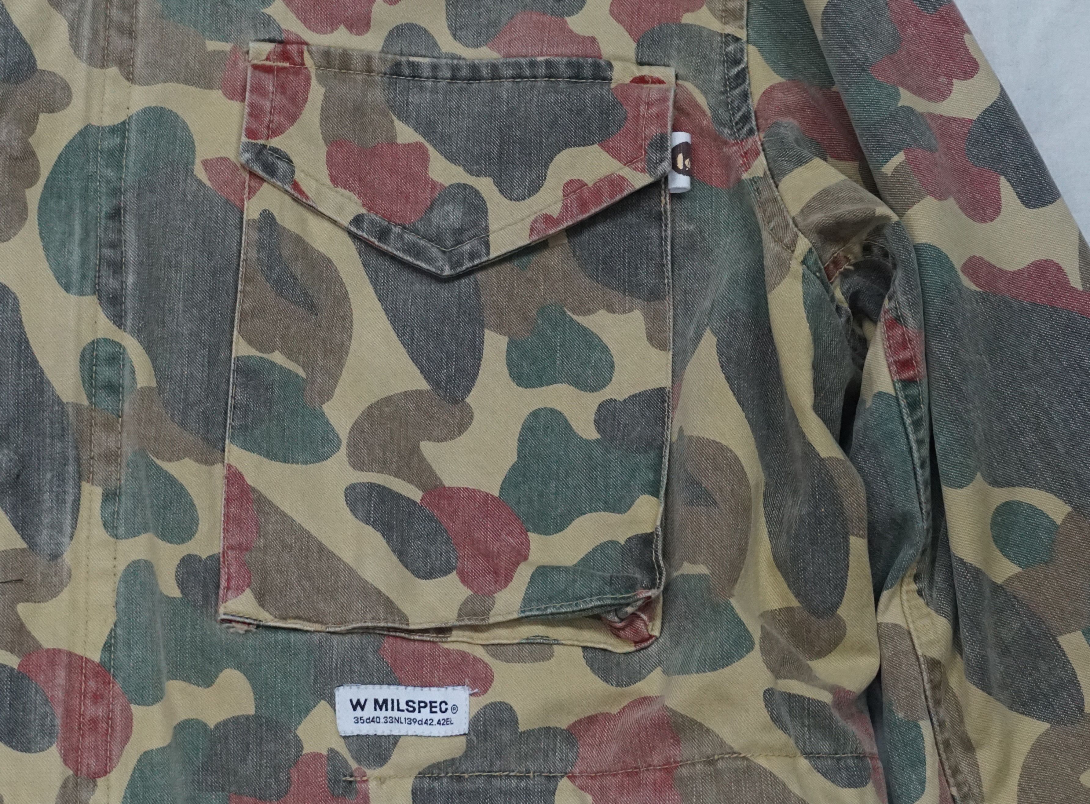 Bape × Wtaps 90's Wtaps x A Bathing Ape Bape M-65 Jacket Size US M / EU 48-50 / 2 - 3 Thumbnail