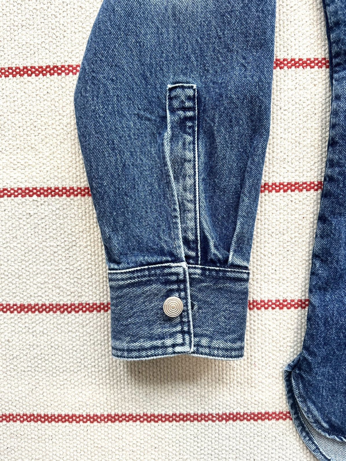 Namacheko New With Tags FW24-25 Hank Denim Shirt in Washed Blue size L Size US L / EU 52-54 / 3 - 17 Thumbnail
