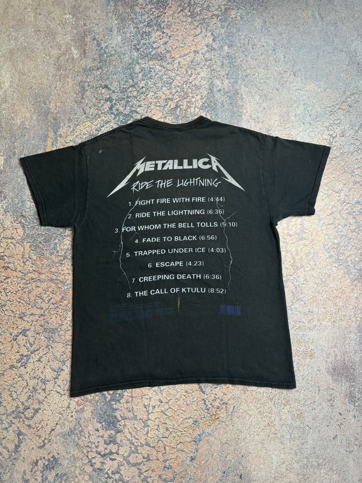 Metallica Vintage Style Metallica Ride the Lightning Band T Shirt Size US L / EU 52-54 / 3 - 2 Thumbnail